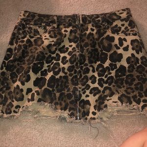 Cheetah skirt